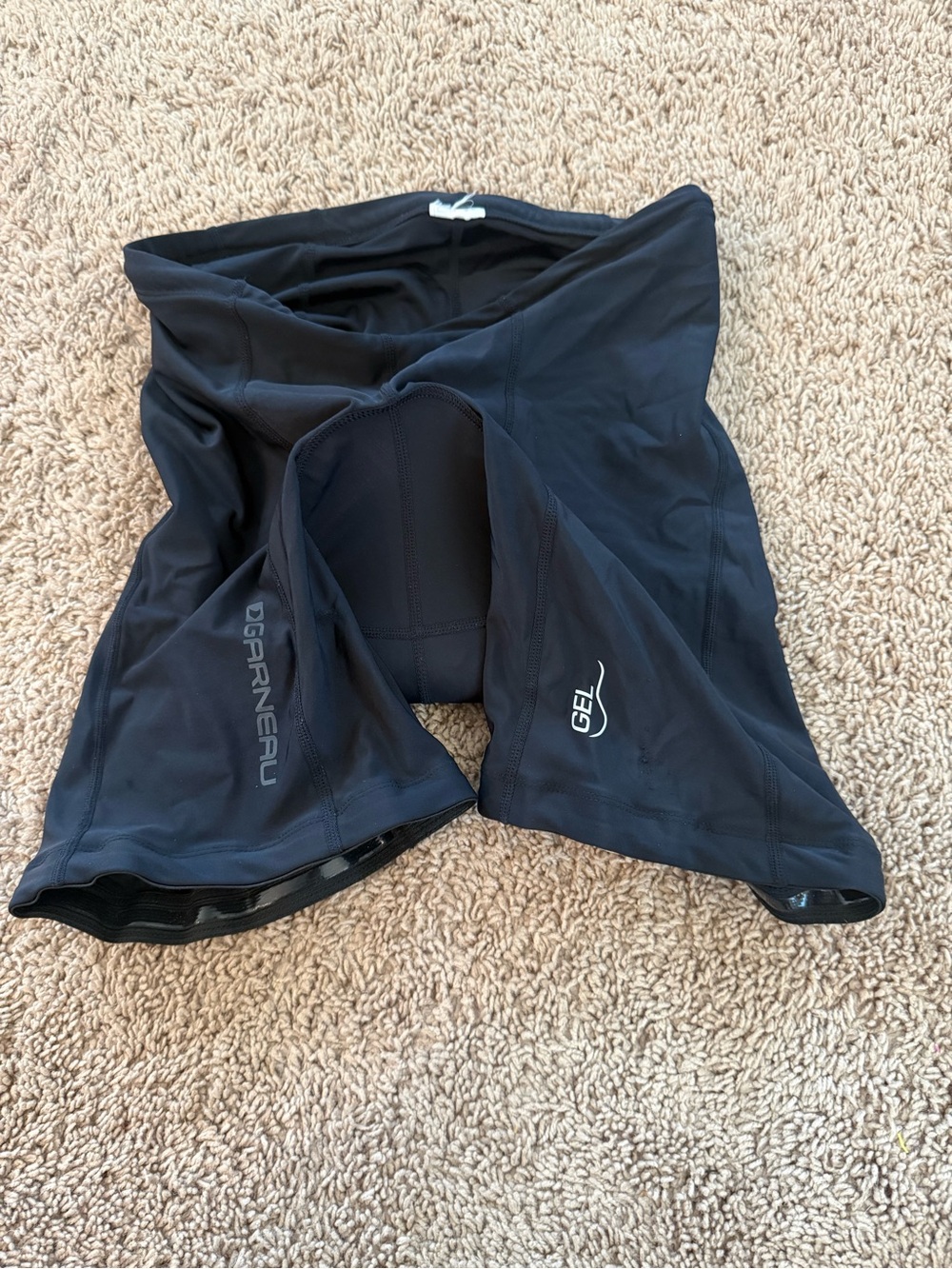 Louis Garneau Men’s Black GEL Padded Cycling Shorts